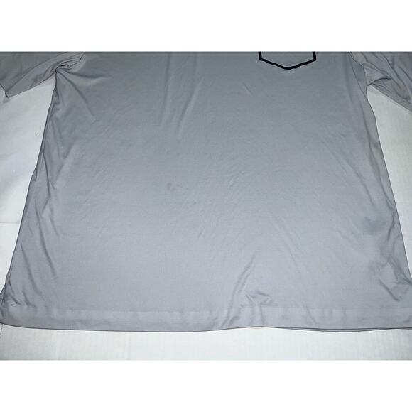 Tiger Woods Platinum Polo Shirt Mens Size XXL Gray Dri-Fit Golf Snap Button READ - Picture 8 of 16